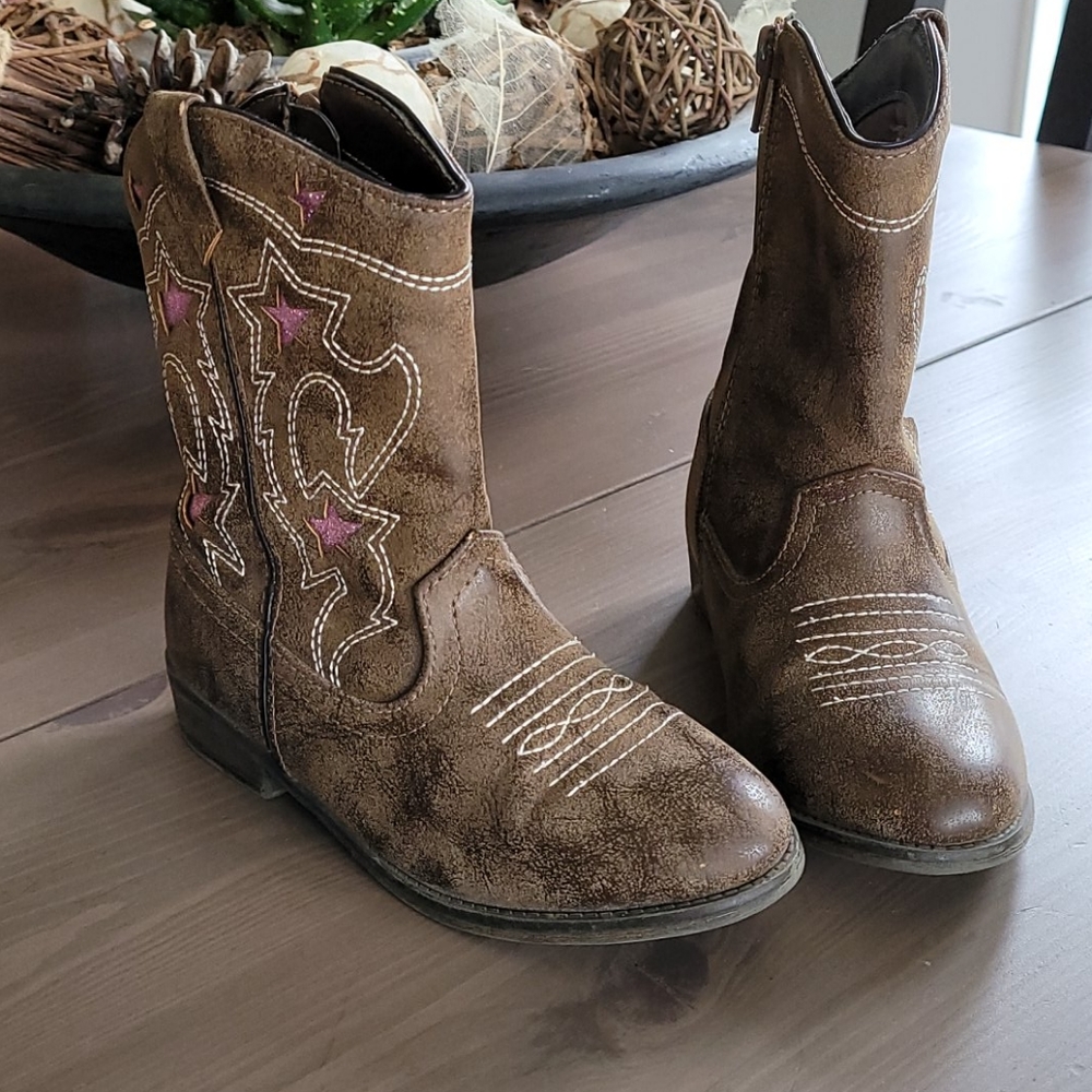 Girls size 11 cowgirl boots